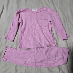 Egg New York Pink Long Sleeve Pajama Set